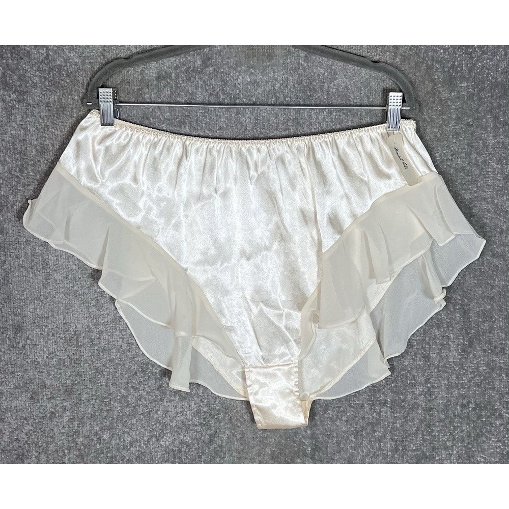 Vintage Today Tonight Satin Sheer Ruffle Lingerie Underwear Womens Size 1X  New
